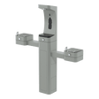 Haws 3612F | Vandal - Resistant Outdoor Filtered Bottle Filler & Dual Fountain | 1 & 0.45 GPM - BottleFillingStations.com