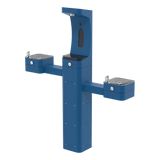 Haws 3612F | Vandal - Resistant Outdoor Filtered Bottle Filler & Dual Fountain | 1 & 0.45 GPM - BottleFillingStations.com