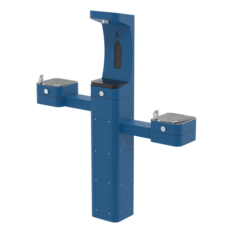 Haws 3612F | Vandal - Resistant Outdoor Filtered Bottle Filler & Dual Fountain | 1 & 0.45 GPM - BottleFillingStations.com