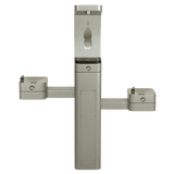 Haws 3612FR | Freeze - Resistant Outdoor Bottle Filler & Dual Fountain | 1 GPM - BottleFillingStations.com