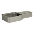 Haws 3671 | Pedestal Arm Attachment | Silver Powder - Coated Stainless Steel - BottleFillingStations.com