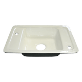 Haws 4110ADA | Enameled Iron Deck Sink | 24" x 16" x 5" Deep - BottleFillingStations.com