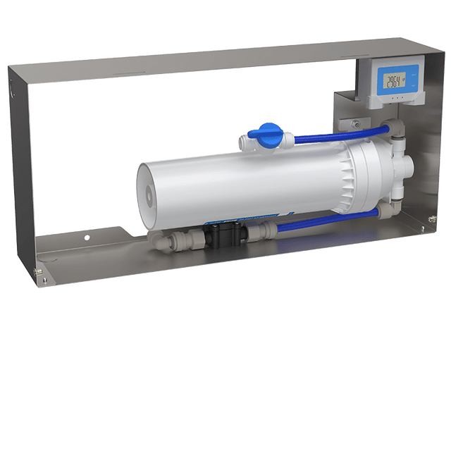 Haws 6478 | Universal Water Filter Cabinet with Monitor | 3,000 Gal., 1.5 GPM - BottleFillingStations.com