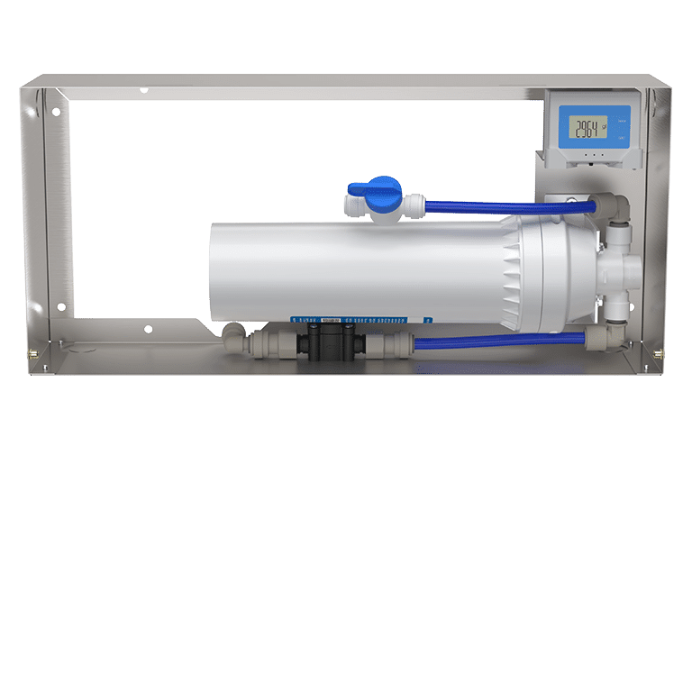 Haws 6478 | Universal Water Filter Cabinet with Monitor | 3,000 Gal., 1.5 GPM - BottleFillingStations.com
