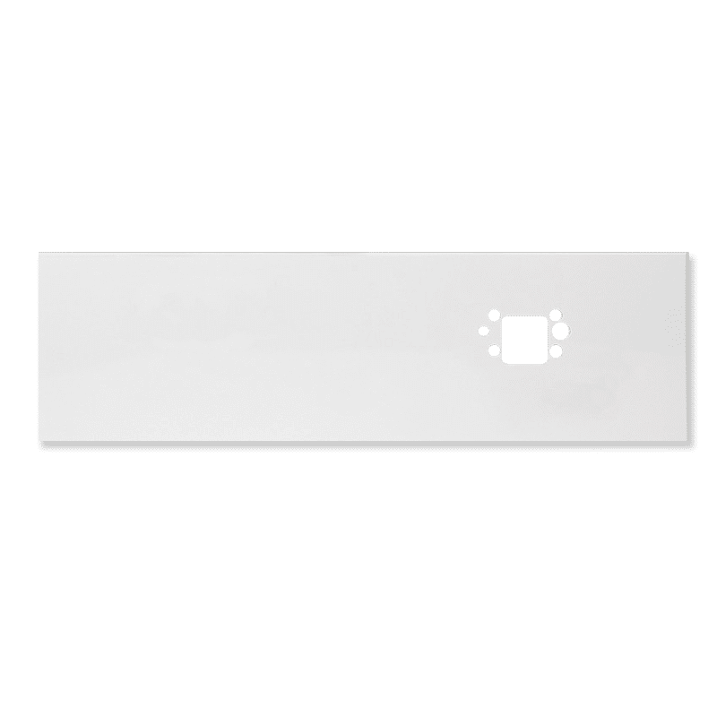 Haws BP32W | White Stainless Steel Back Panel | 32" for 1920W Bottle Filler - BottleFillingStations.com