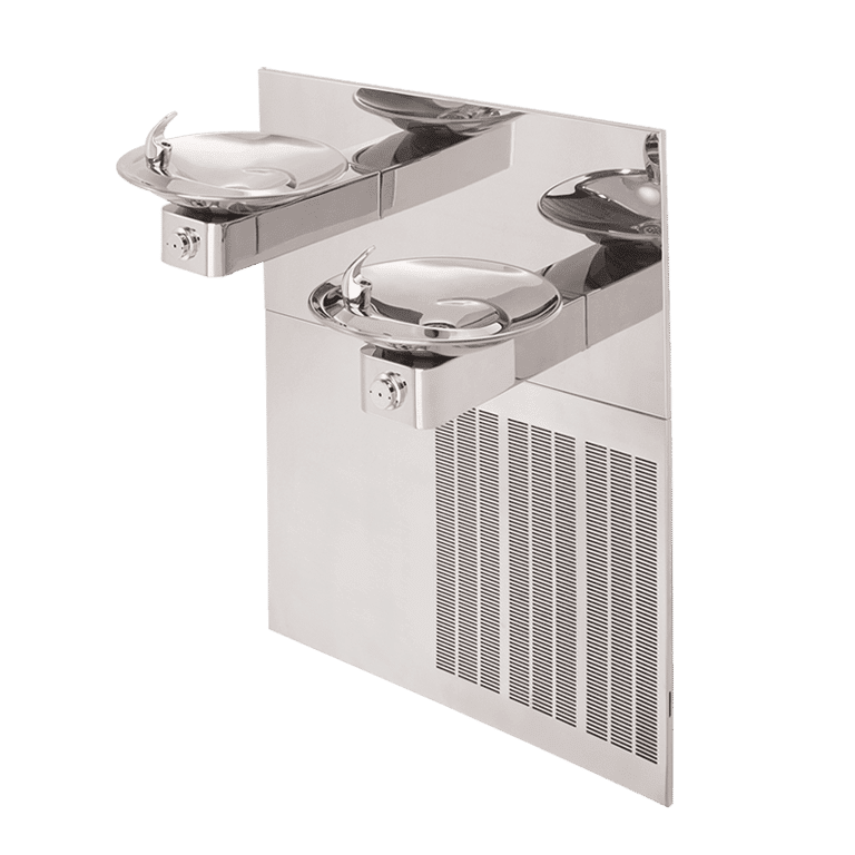 Haws H1011.8HPS | Dual Vandal - Resistant Wall Fountain | 8 GPH Chilled - BottleFillingStations.com