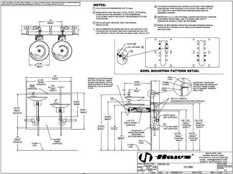 Haws 1011MS