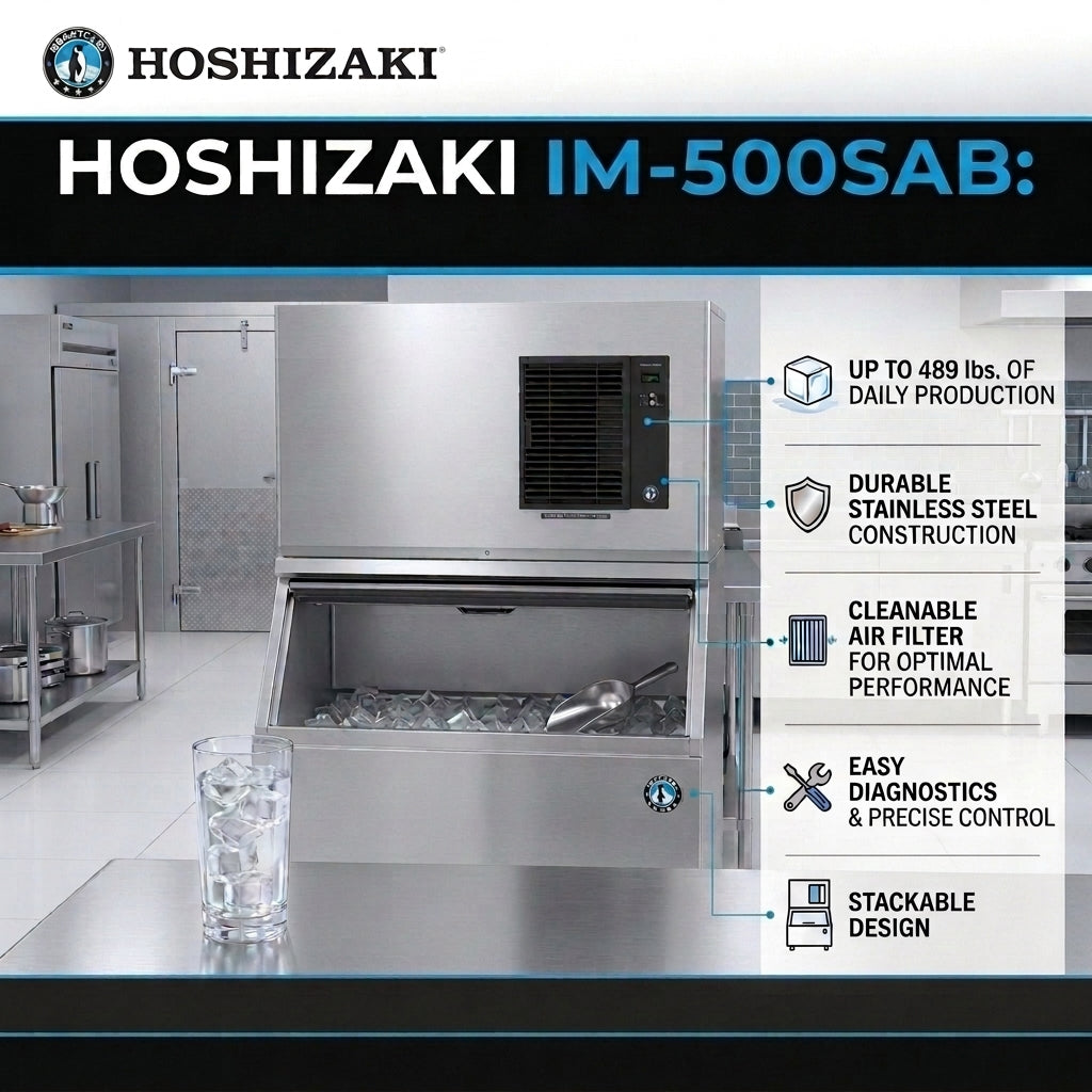 Hoshizaki IM-500SAB | Stackable Square Ice Machine
