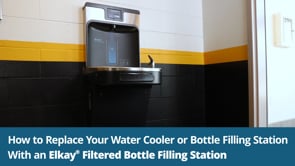 Elkay EZWSRK | Retrofit Bottle Filler Kit For use with EZ-style fountains | Filterless, Stainless Steel