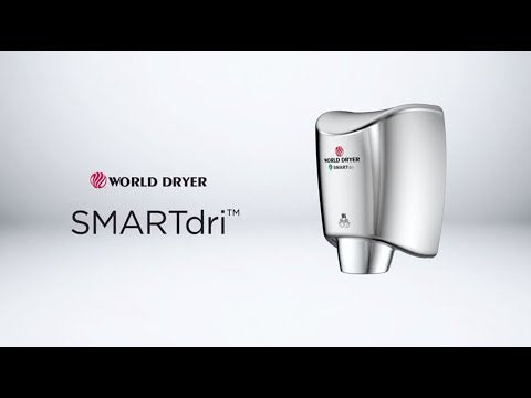 World Dryer K-162P2 | SMARTdri Plus Automatic Hand Dryer, Aluminum Black
