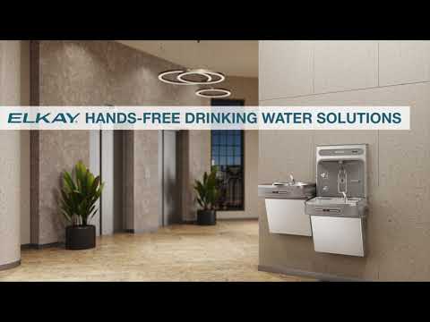 Elkay Hands Free Drinking Water Solutions, Hygienic Hydration