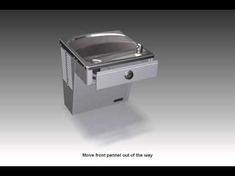 Elkay LVRCGRN8 | Wall-mount VRC-style Drinking Fountain | Filtered, High-efficiency chiller, Fully Vandal-resistant