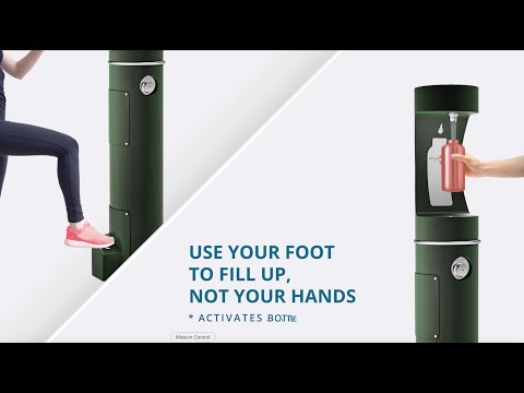 Elkay LK4400BFFRK | Freestanding Bottle Filler | Filterless, Non-refrigerated, Freeze-resistant 