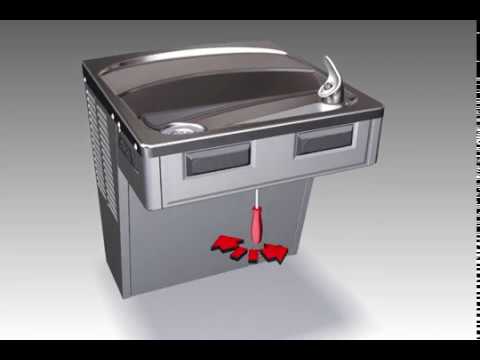 Elkay LMABF8WSLK | Wall-mount Bottle Filling Station | Filtered, Refrigerated, EMAB-style fountain, Granite Gray