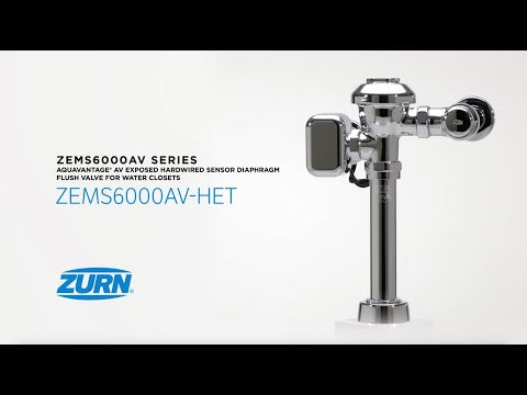 Zurn ZEMS6000AV-WS1 | Exposed Sensor Flush Valve | 1.6 GPF