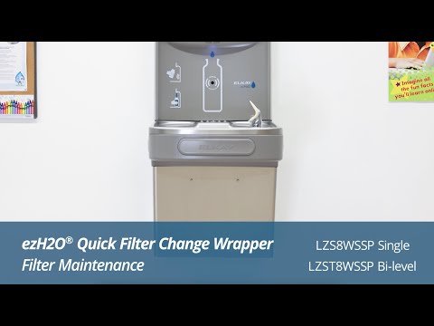 Elkay LZSTL8WSSP |  Wall-mount Enhanced EZH2o Versatile Bi-level Bottle Filling Station | Filtered, Refrigerated, EZ-style fountains, Stainless Steel