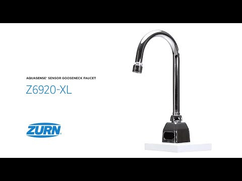 Zurn Z6920-XL | AquaSense Gooseneck Sensor Faucet, 0.5 gpm, Chrome