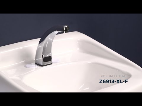 Zurn Z6913-XL | AquaSense Sensor Faucet, Battery, 0.5 gpm Spray, Chrome