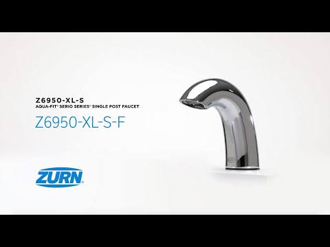 Zurn Z6950-XL-S-L | Aqua-FIT Serio Series Sensor Faucet | Battery Powered, 1 gpm