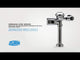 Zurn ZER6000-WS1.0001 | AquaSense Series Sensor Flush Valve | Battery-Powered, 1.6 gpf