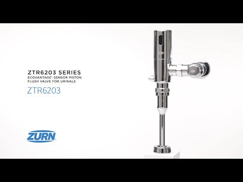 Zurn ZTR6203-ULF | EcoVantage ZTR Exposed Sensor Piston Flush Valve, 0.125 GPF, Chrome