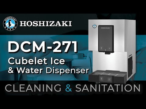 Hoshizaki DCM-271BAH-OS | OptiServe Hands Free Cubelet Ice and Water Dispenser, Air-cooled, 10 lbs capacity