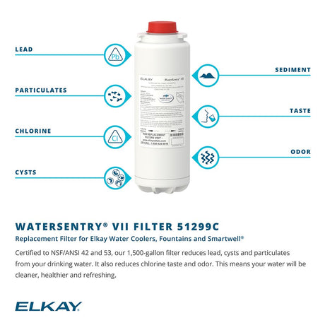 Elkay 51299C | WaterSentry VII Replacement Filter - BottleFillingStations.com