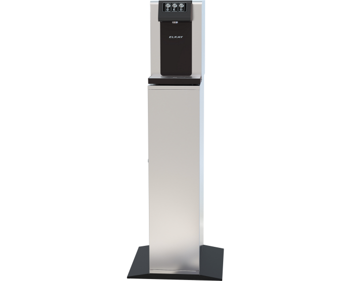 Elkay DSCABBSH | Water Dispenser Cabinet | Stainless Steel (To be used along a DSBSH130UVPC or DSBS130UVPC) - BottleFillingStations.com