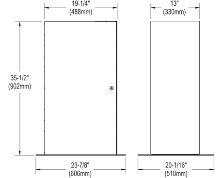 Elkay DSCABWH | Water Dispenser Cabinet | Stainless Steel (To be used along a DSWH160UVPC) - BottleFillingStations.com