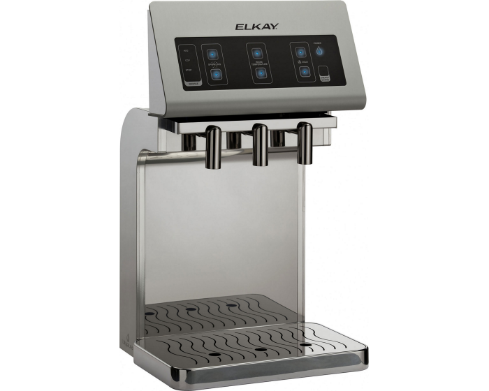 Elkay DSFB1UVK | Fontemagna Bridge Countertop Water Dispenser | Filtered, Stainless Steel (To be used along a DSFBF180K) - BottleFillingStations.com