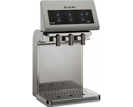 Elkay DSFB1UVK | Fontemagna Bridge Countertop Water Dispenser | Filtered, Stainless Steel (To be used along a DSFBF180K) - BottleFillingStations.com