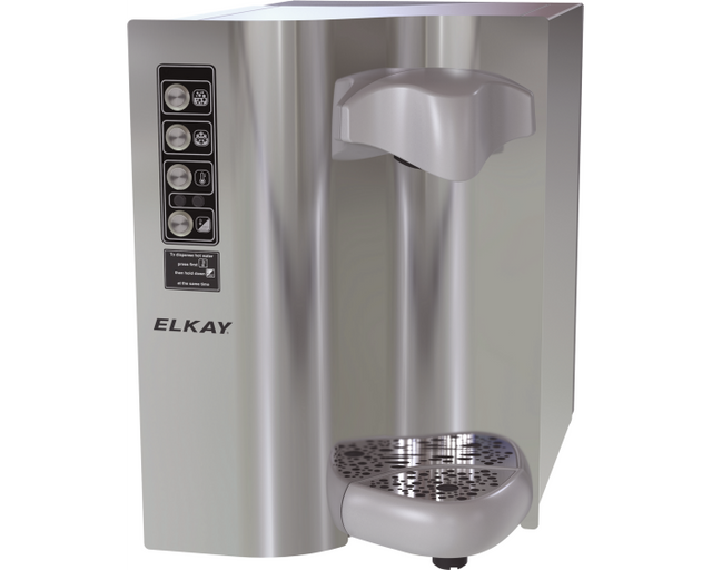 Elkay DSWH160UVPC | Countertop Water Dispenser | Filtered, Refrigerated, Hot water, Stainless Steel - BottleFillingStations.com