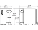 Elkay DSWH160UVPC | Countertop Water Dispenser | Filtered, Refrigerated, Hot water, Stainless Steel - BottleFillingStations.com