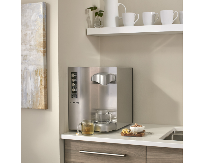 Elkay DSWH160UVPC | Countertop Water Dispenser | Filtered, Refrigerated, Hot water, Stainless Steel - BottleFillingStations.com