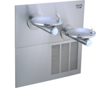 Elkay ERPBGRNM28K | In-wall Bi-Level SwirlFlo Drinking Fountain | Filterless, High-efficiency chiller, Stainless Steel - BottleFillingStations.com