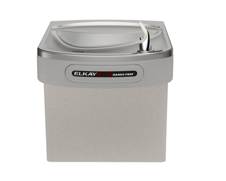 Elkay EZO8L | Wall-mount EZ-style Drinking Fountain | Filterless, Refrigerated, Hands-free, Granite Gray - BottleFillingStations.com