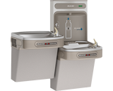 Elkay EZOOTL8WSLK | Wall-mount Bi-level Bottle Filling Station | Filterless, Refrigerated, EZ-style fountain, Hands-free (dual), Granite Gray