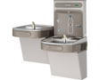 Elkay EZSTL8WSLK | Wall-mount Versatile Bi-Level Bottle Filling Station | Filterless, Refrigerated, EZ-style fountains, Granite Gray - BottleFillingStations.com