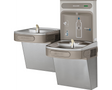 Elkay EZSTL8WSSK  | Wall-mount Versatile Bi-Level Bottle Filling Station | Filterless, Refrigerated, EZ-style fountains, Stainless Steel - BottleFillingStations.com