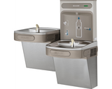 Elkay EZSTL8WSSK  | Wall-mount Versatile Bi-Level Bottle Filling Station | Filterless, Refrigerated, EZ-style fountains, Stainless Steel - BottleFillingStations.com