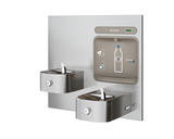 Elkay EZWS-EDFP217K | In-wall Bi-Level Bottle Filling Station | Filterless, Non-refrigerated, Soft-sides fountains, Stainless Steel - BottleFillingStations.com