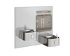 Elkay EZWS-EDFP217K | In-wall Bi-Level Bottle Filling Station | Filterless, Non-refrigerated, Soft-sides fountains, Stainless Steel - BottleFillingStations.com