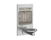 Elkay EZWS-EDFPBM114K | In-wall  Bottle Filling Station | Filterless, Non-refrigerated, SwirlFlo fountain, Stainless Steel (Comes with Mounting frame)