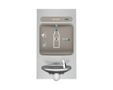 Elkay EZWS-EDFPBM114K | In-wall  Bottle Filling Station | Filterless, Non-refrigerated, SwirlFlo fountain, Stainless Steel (Comes with Mounting frame)