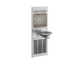 Elkay EZWS-ERPBM8K | In-wall Bottle Filling Stations l Filterless, Refrigerated, SwirlFlo fountains, Stainless Steel (comes with a Mounting Frame) - BottleFillingStations.com