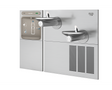 Elkay EZWS-SFGRN28K | In-wall Bi-level Bottle Filling Station | Filterless, High-efficiency chiller, SwirlFlo fountains, Stainless Steel - BottleFillingStations.com