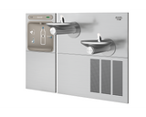 Elkay EZWS-SFGRN28K | In-wall Bi-level Bottle Filling Station | Filterless, High-efficiency chiller, SwirlFlo fountains, Stainless Steel - BottleFillingStations.com