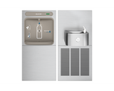 Elkay EZWS-SS8K | In-wall Bottle Filling Station | Filterless, Refrigerated, Soft-sides fountain, Stainless Steel (comes with Mounting Frames) - BottleFillingStations.com