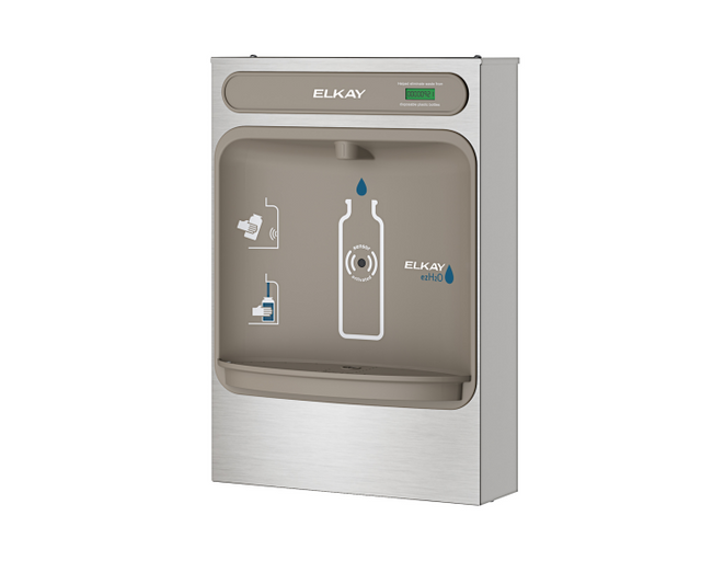 Elkay EZWSSM | Surface Mount Bottle Filler | Filterless, Non-refrigerated, Hands-free - BottleFillingStations.com