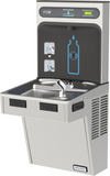Halsey Taylor HTHB-HAC8SS-NF | Wall-mount Bottle Filling Station | Filterless, Refrigerated, EMAB-style fountain, Granite Gray